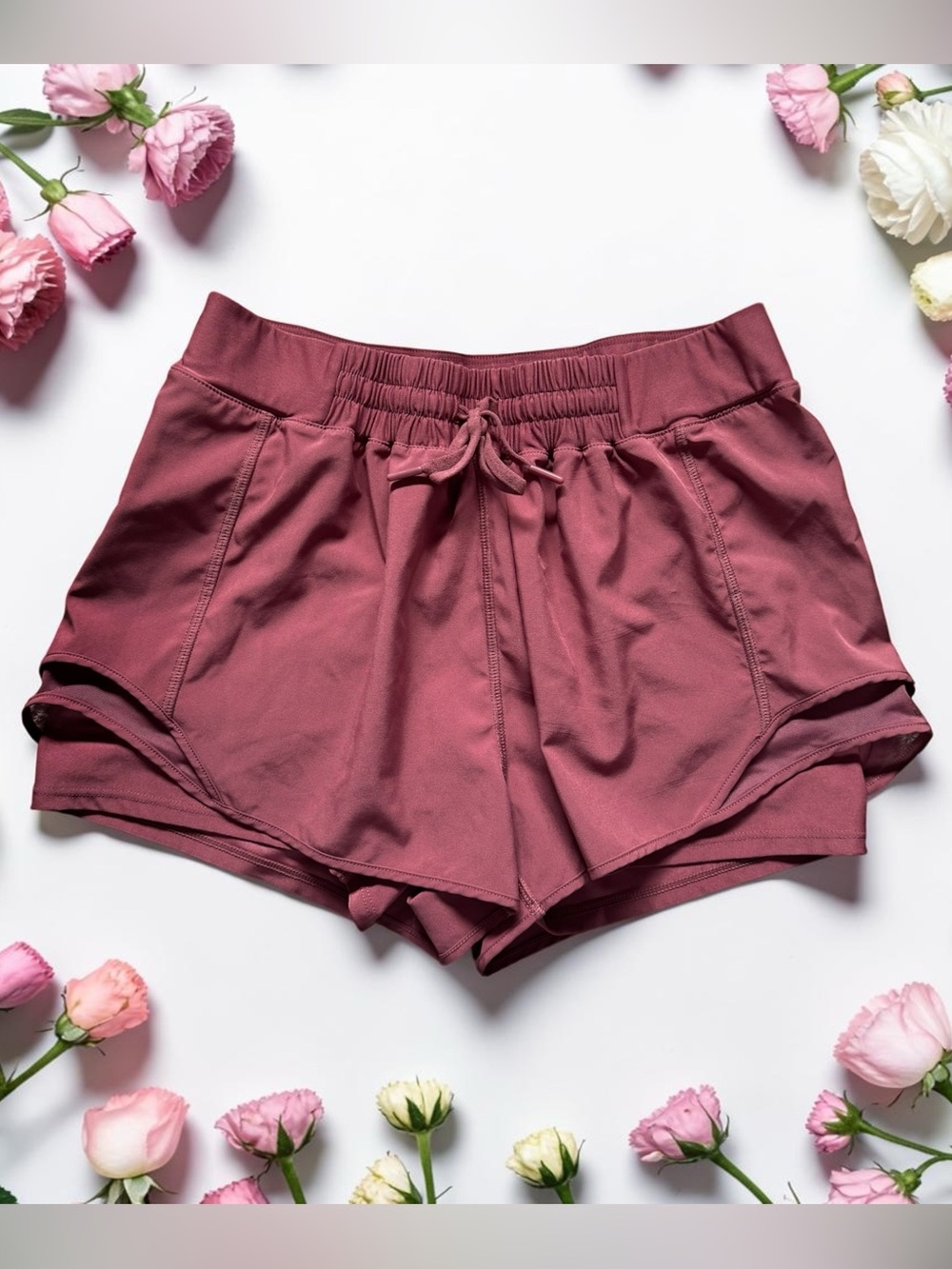 MPG Women's Athletic Shorts in Mauve